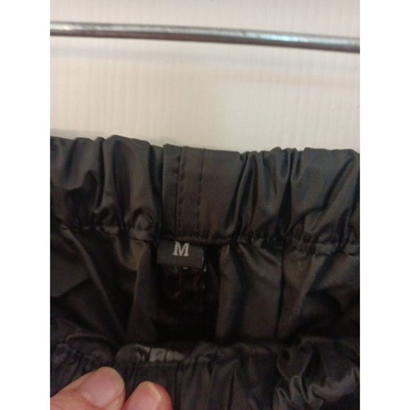 Nwt Men's Bilt Black Monsoon Over Pant Elastic Waist Water Resistant Medium - Picture 5 of 9